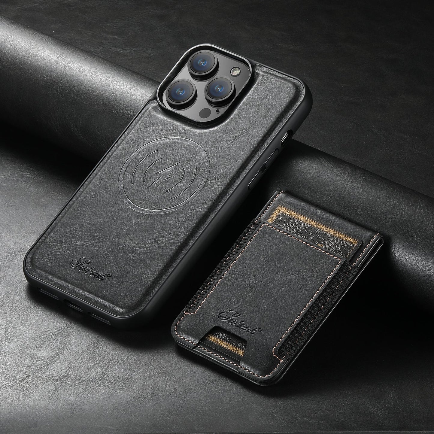 Luxury Phone Case - Card Holder & Magnetic Stand
