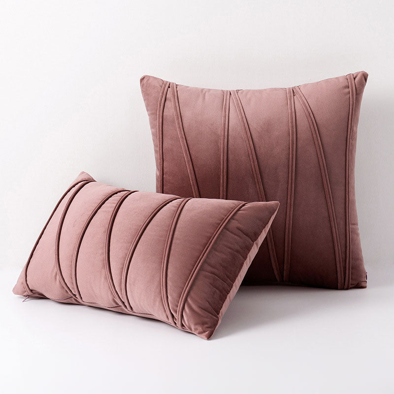 Luxury Throw Pillow Covers with Velvet-Soft Fabric and Elegant Design