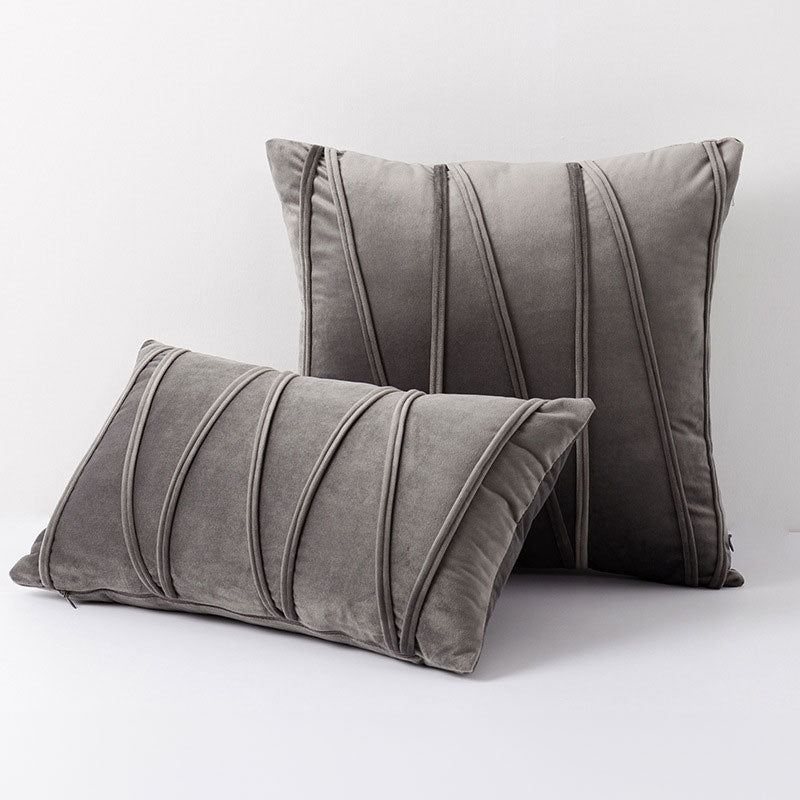 Luxury Throw Pillow Covers with Velvet-Soft Fabric and Elegant Design