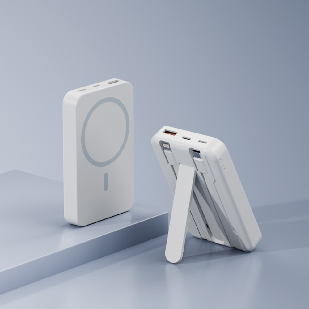 Magnetic Wireless Power Bank Portable Charger with Stand