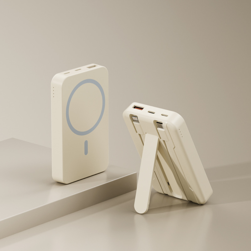 Magnetic Wireless Power Bank Portable Charger with Stand