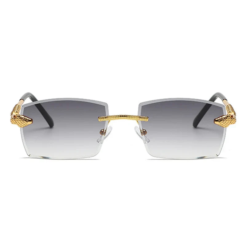 Magnus Sterling Rimless Sunglasses