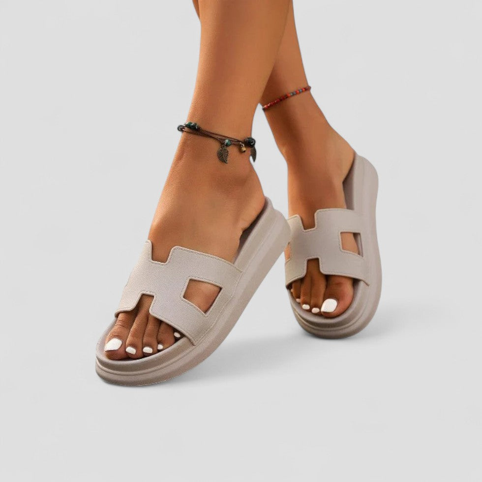 Image of Marcia | Women's Platform Slide Sandals