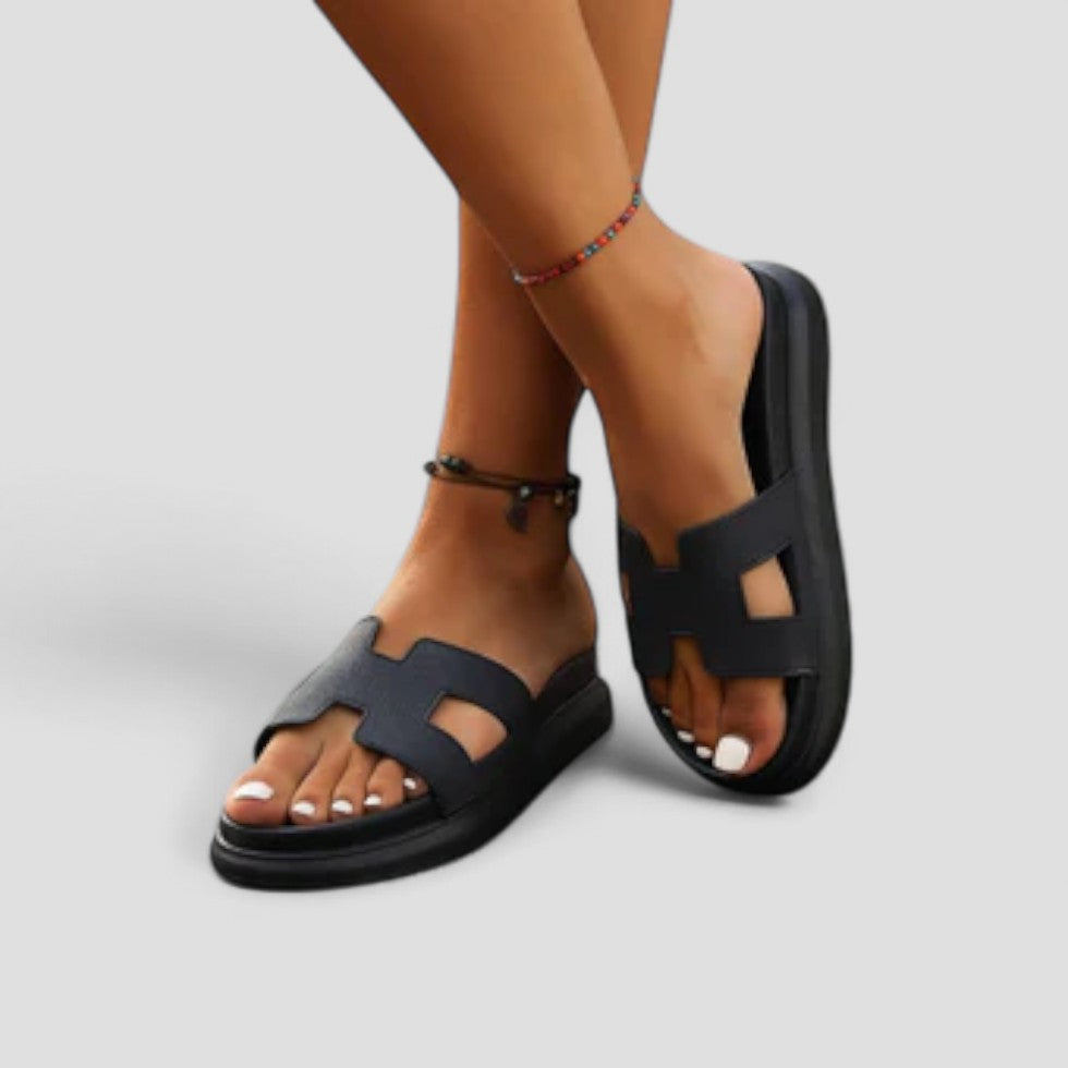 Image of Marcia | Women's Platform Slide Sandals