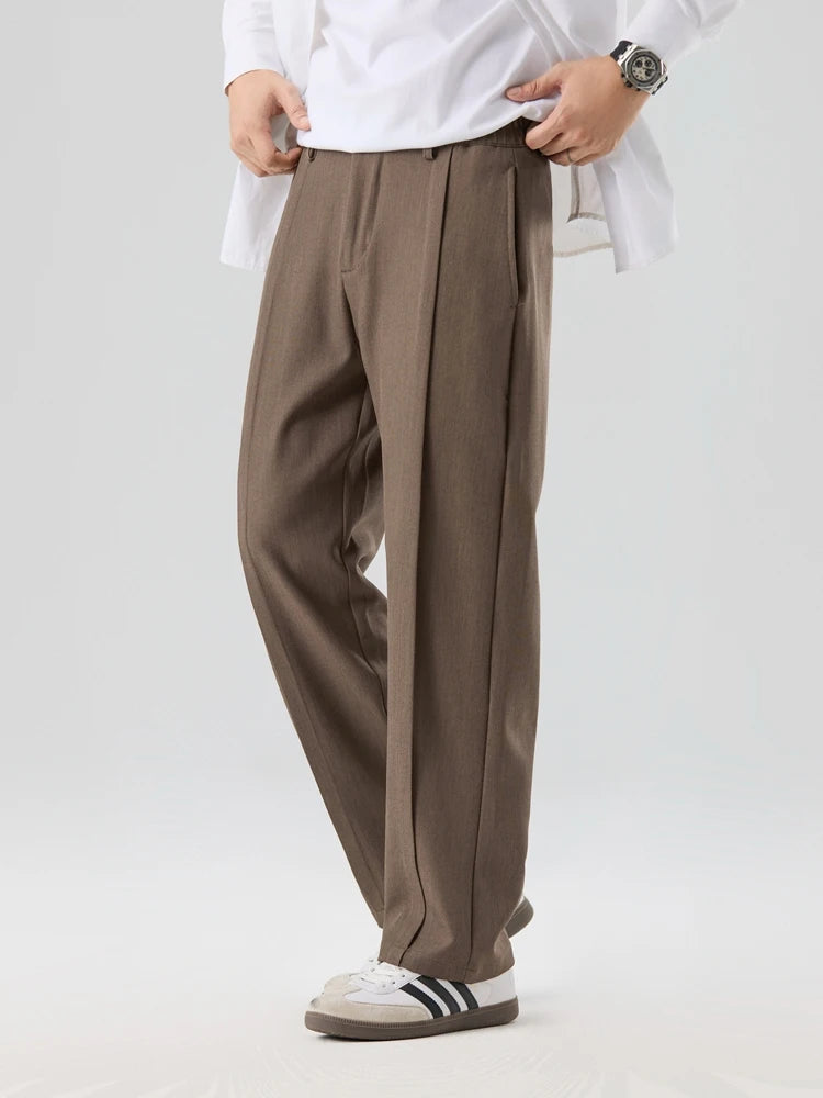 Image of Mark | Men's Pleated Straight Leg Dress Pants