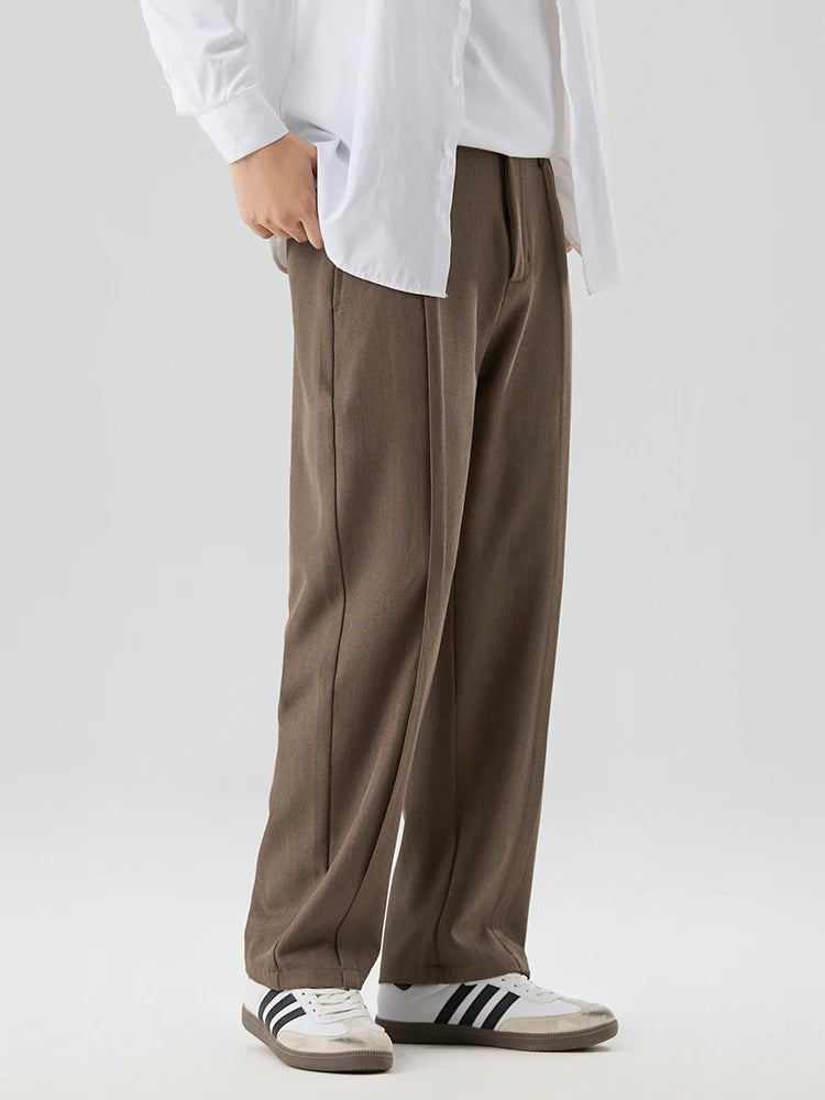 Image of Mark | Men's Pleated Straight Leg Dress Pants