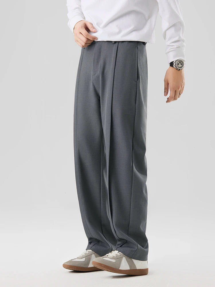 Image of Mark | Men's Pleated Straight Leg Dress Pants