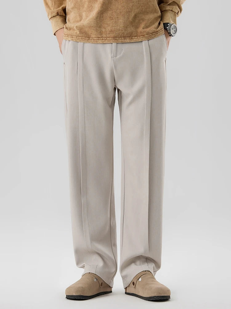 Image of Mark | Men's Pleated Straight Leg Dress Pants