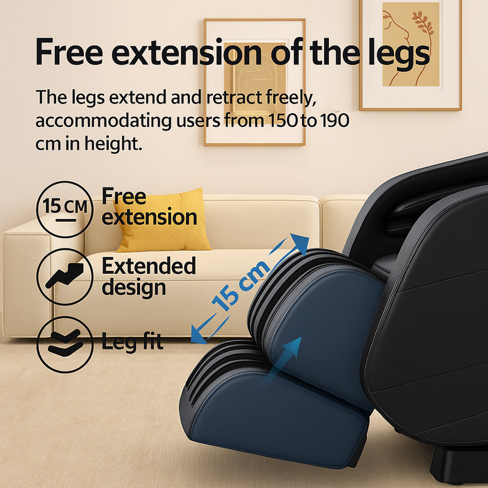 Massage Chair 8D - Zero Gravity and Heat Therapy - Model S9