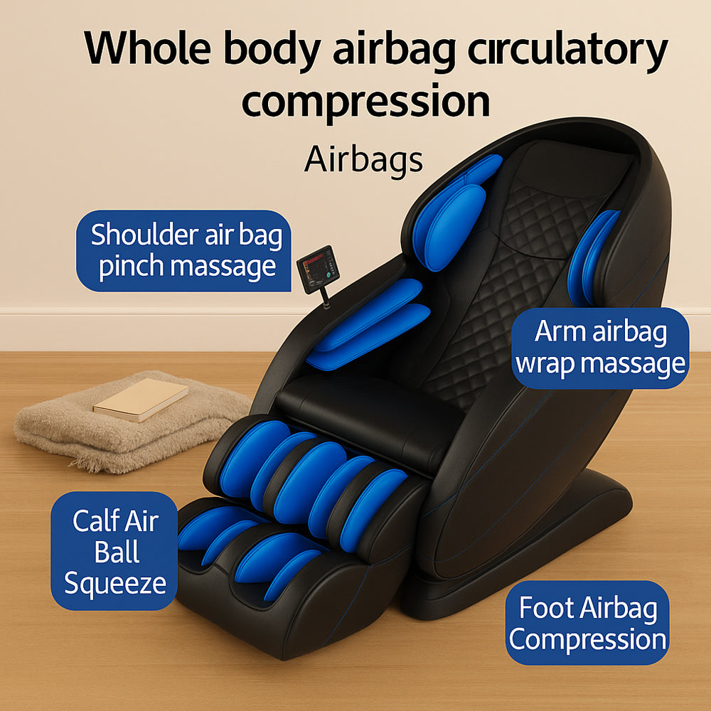 Massage Chair 8D - Zero Gravity and Heat Therapy - Model S9