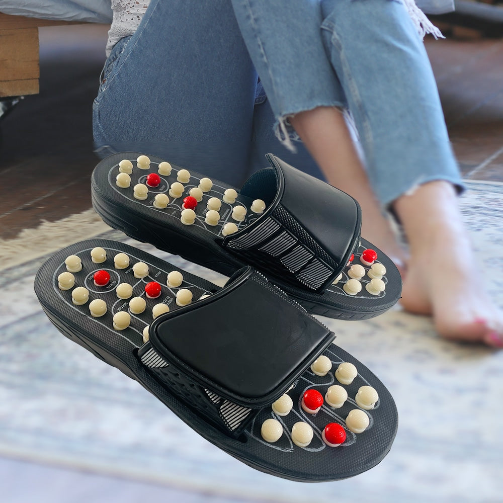 Massage Slippers (Reflexology) with Velcro Closure