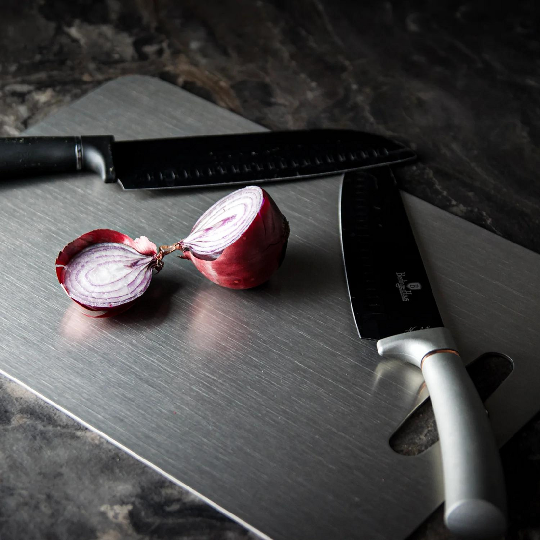 Medical Grade Titanium Cutting Board - Safe Non-Porous Surface