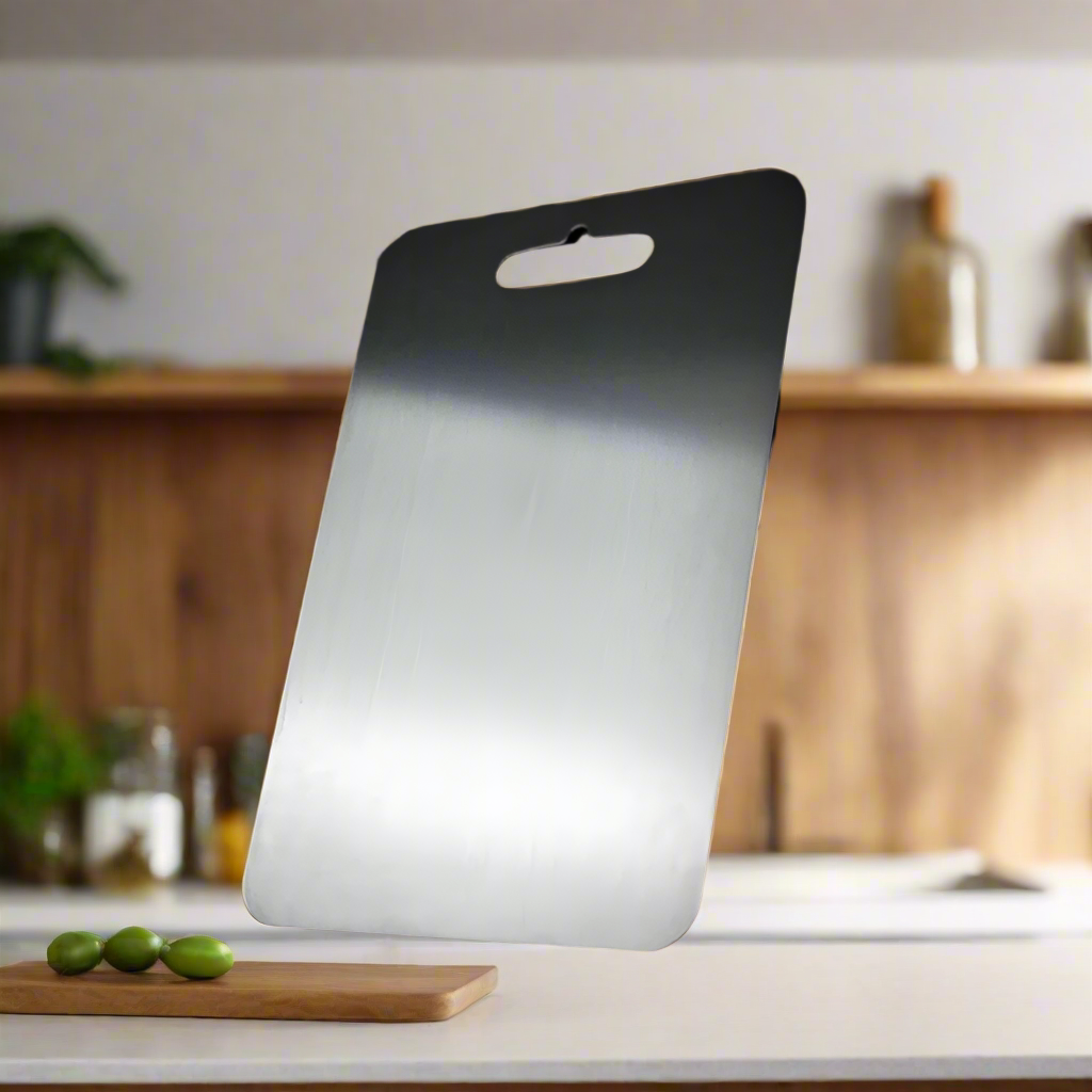 Medical Grade Titanium Cutting Board - Safe Non-Porous Surface