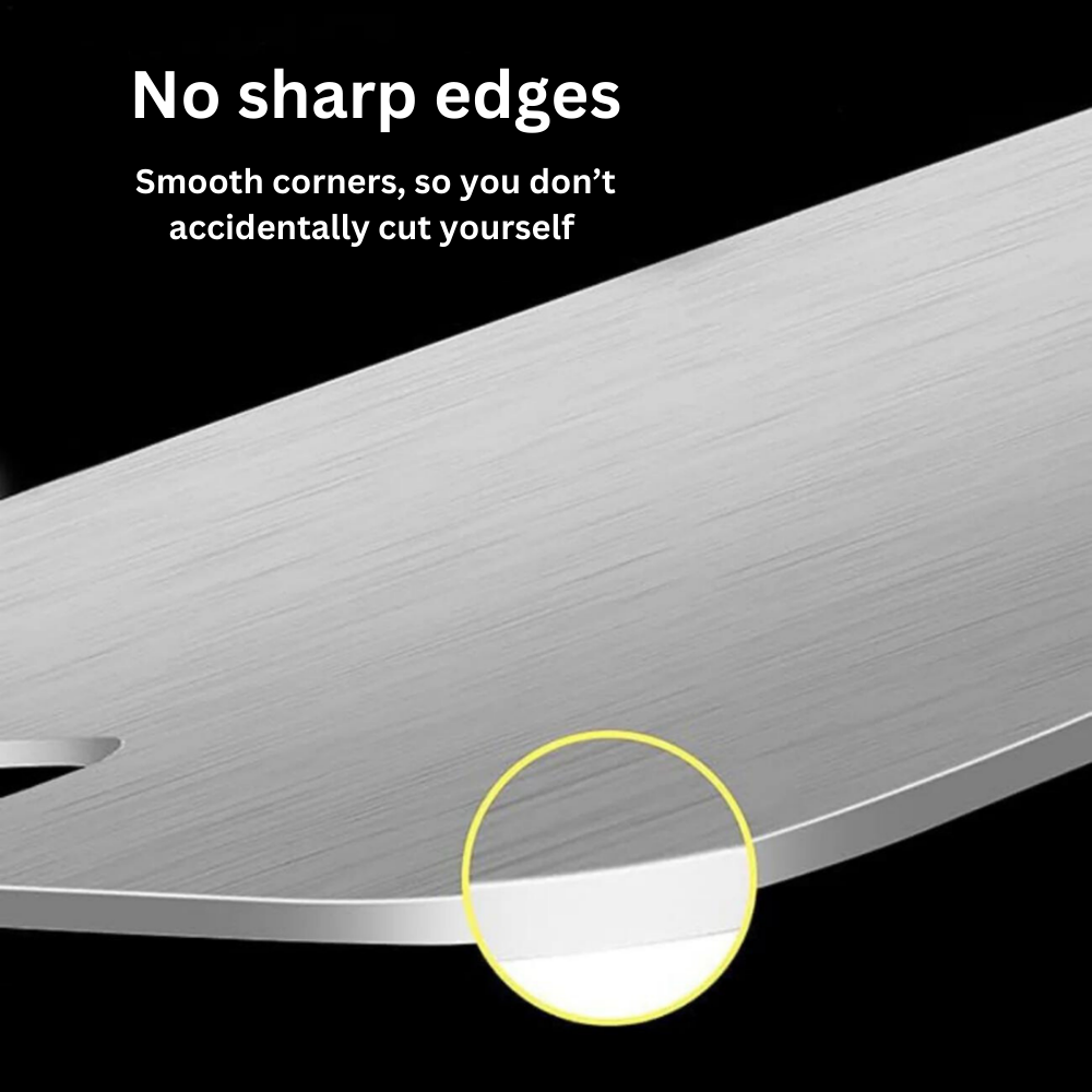 Medical Grade Titanium Cutting Board - Safe Non-Porous Surface