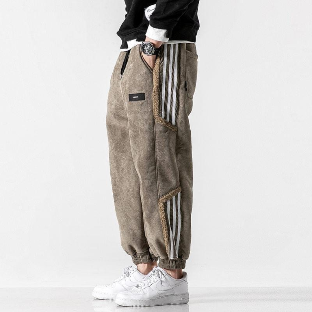 Men's Athletic Sweatpants | Stripe Pattern