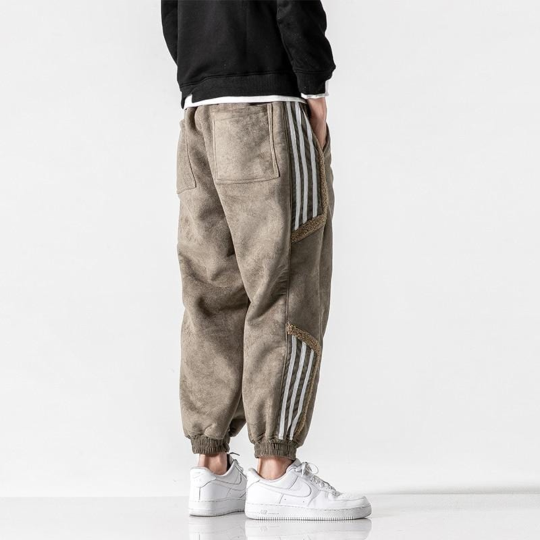 Men's Athletic Sweatpants | Stripe Pattern
