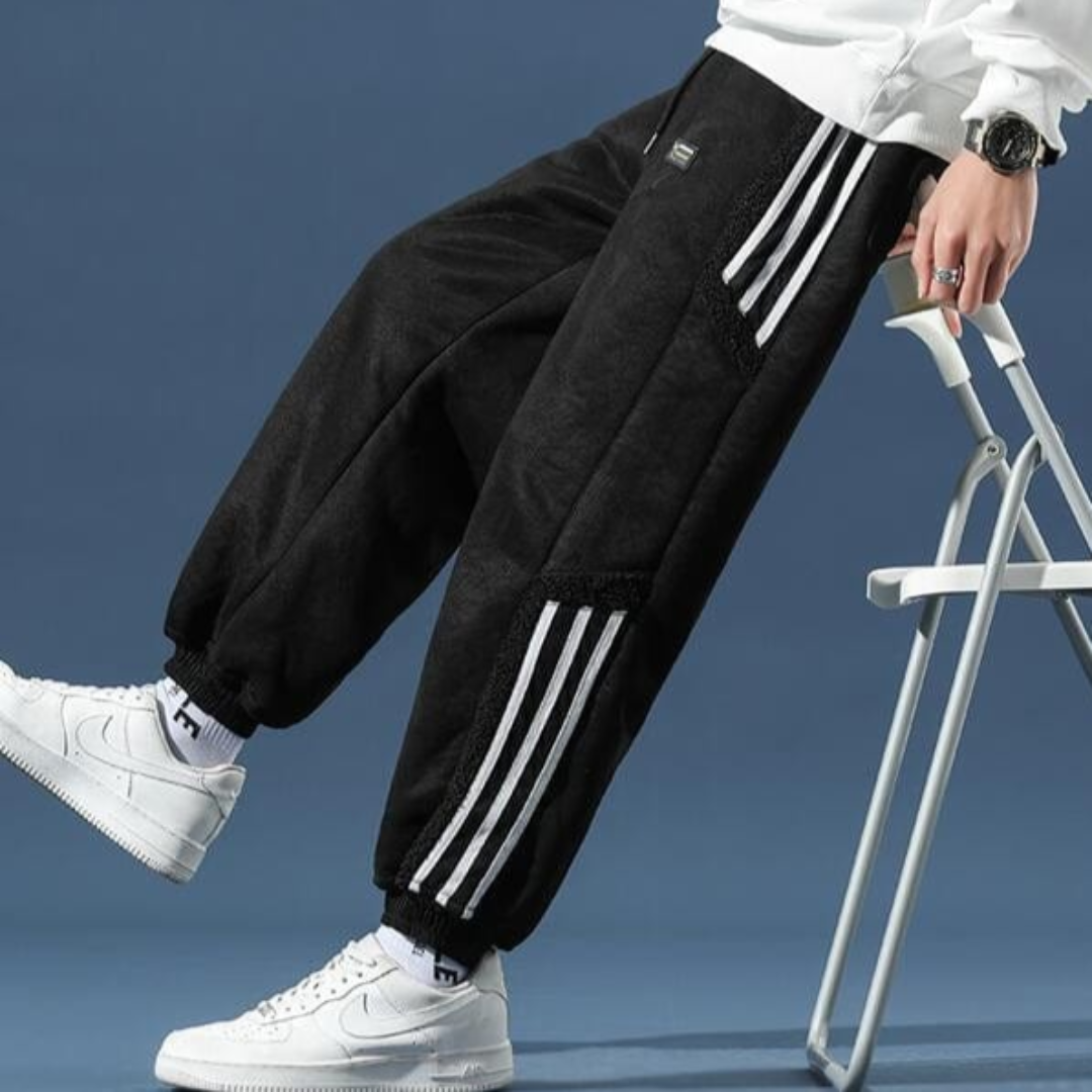 Men's Athletic Sweatpants | Stripe Pattern