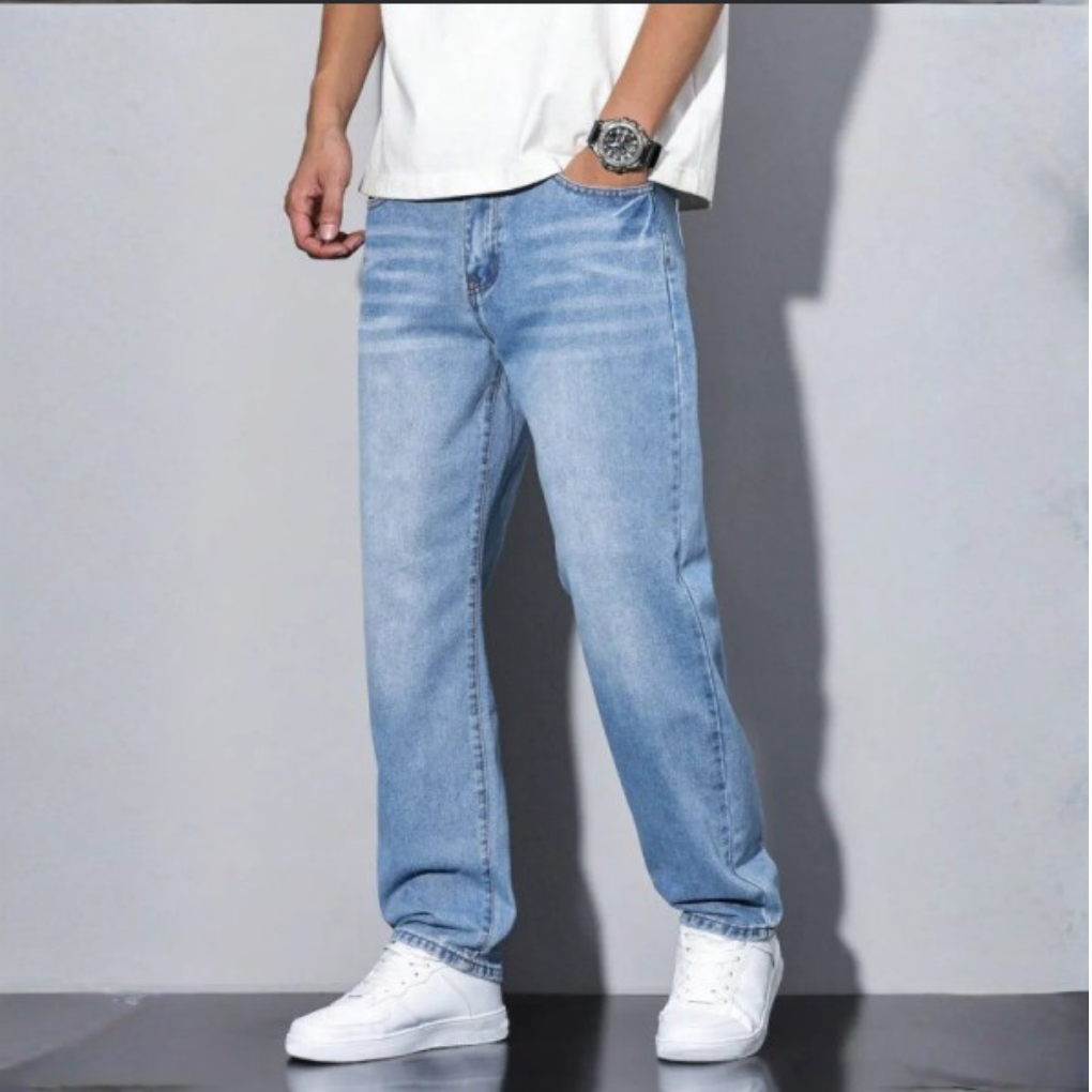 Men's Baggy Jeans – Loose Fit