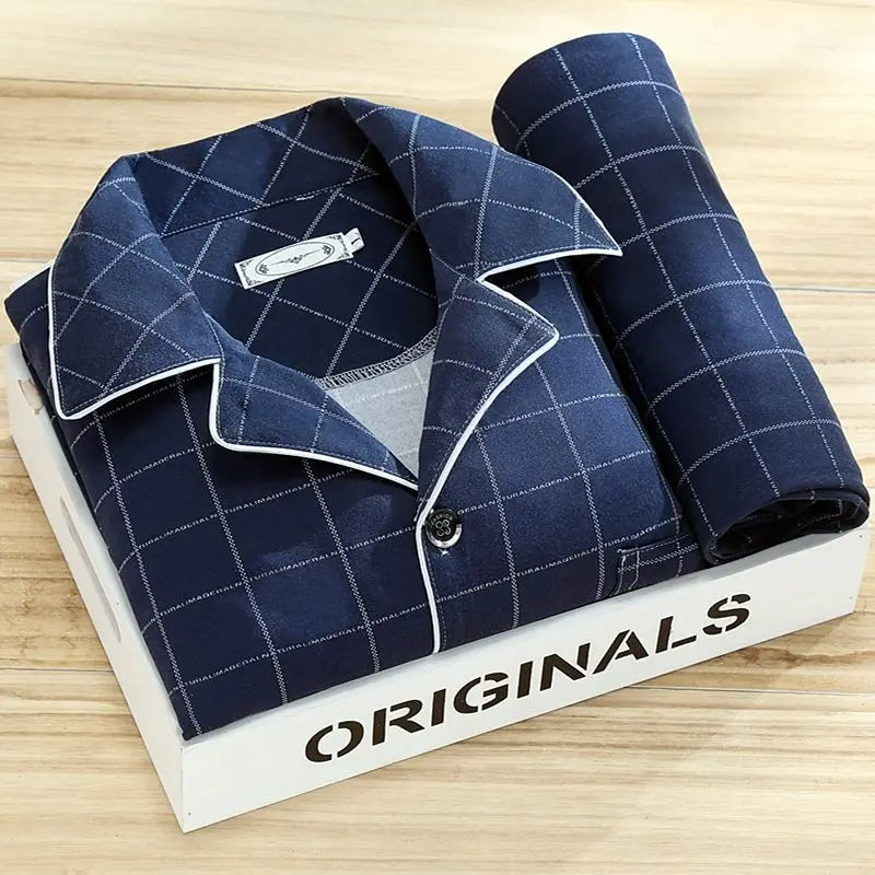 Men's Button-Down Pajama Set