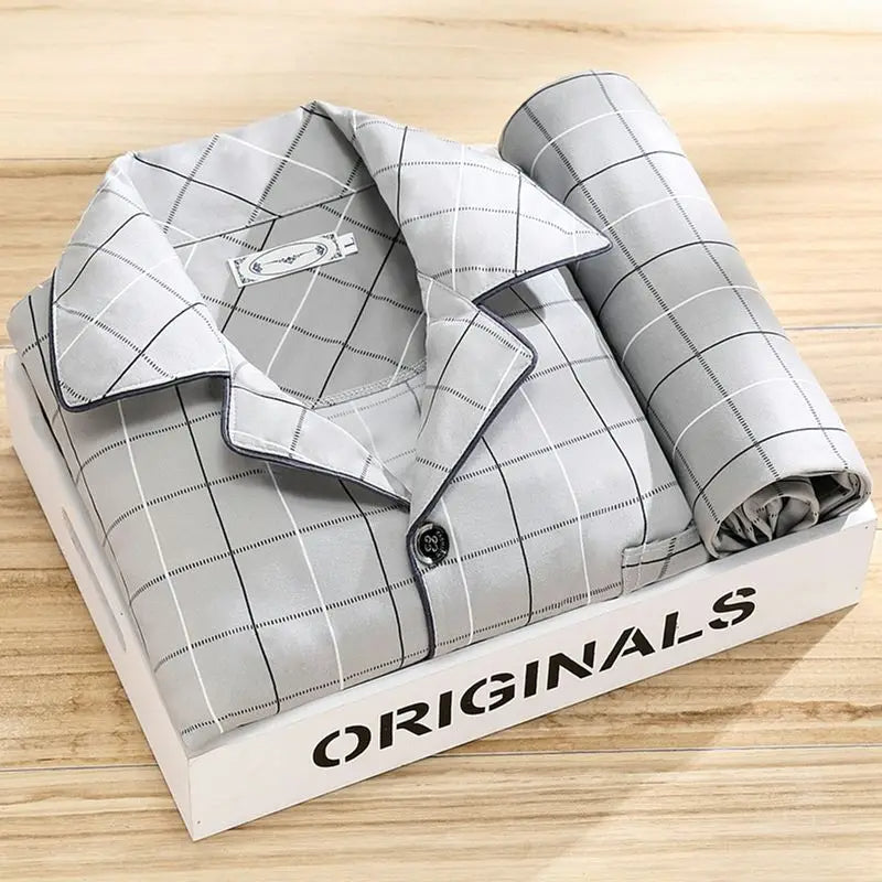 Men's Button-Down Pajama Set