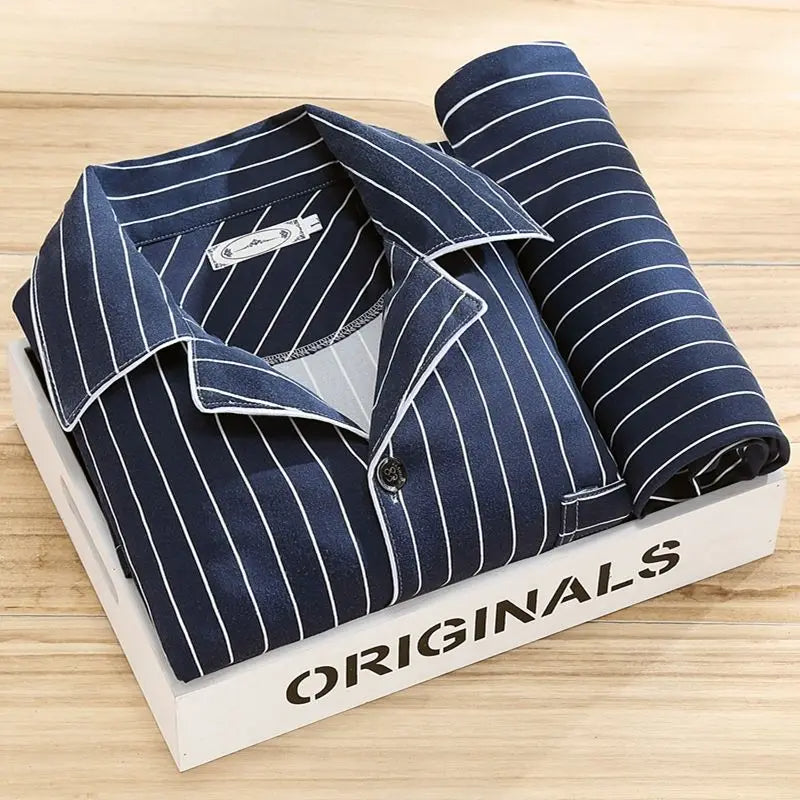 Men's Button-Down Pajama Set