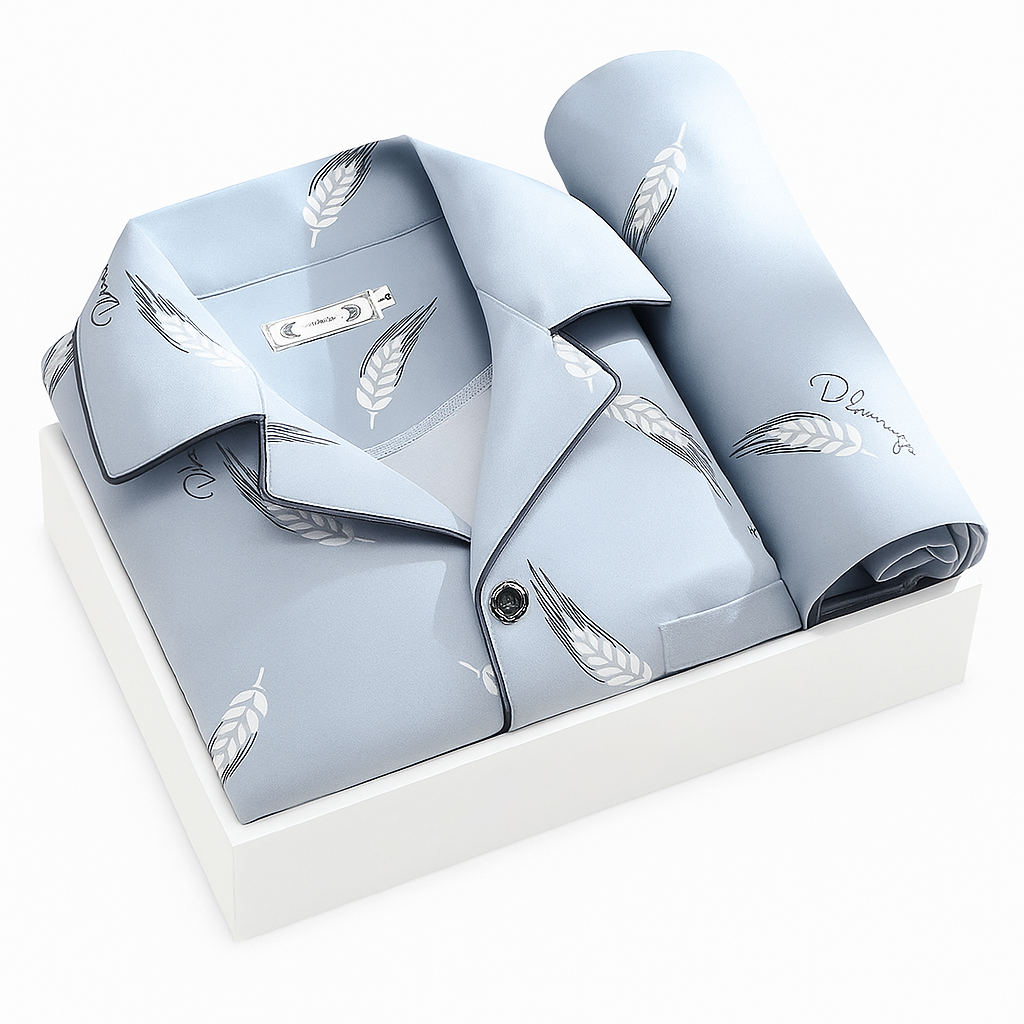 Men's Button-Down Pajama Set