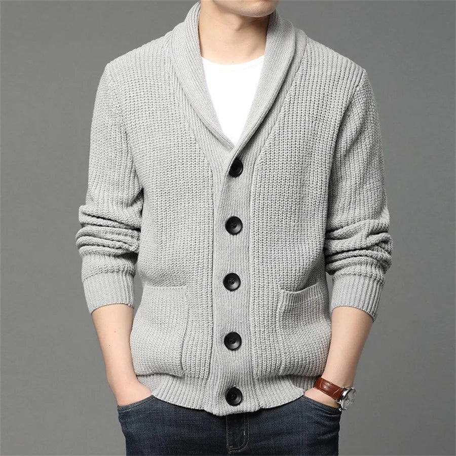 Men's Button-Up Cardigan Sweater