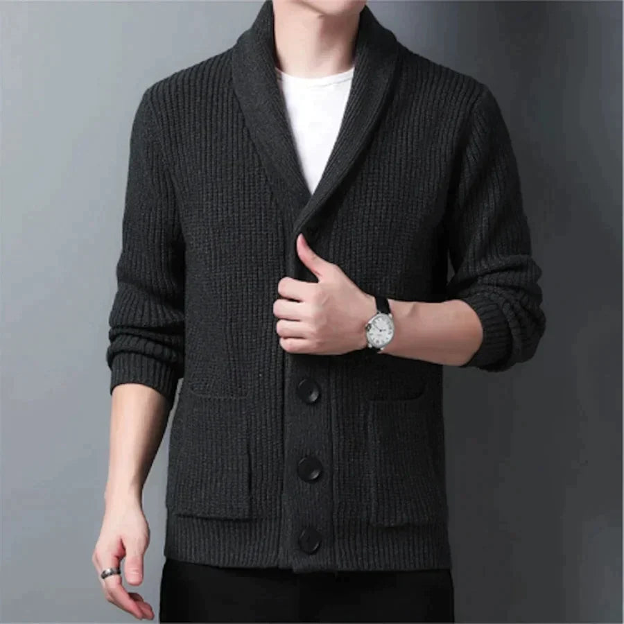 Men's Button-Up Cardigan Sweater