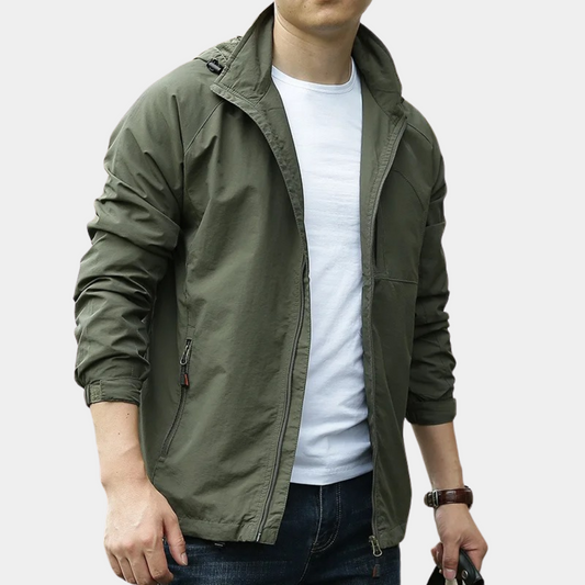 Men's Casual Zip-Up Jacket