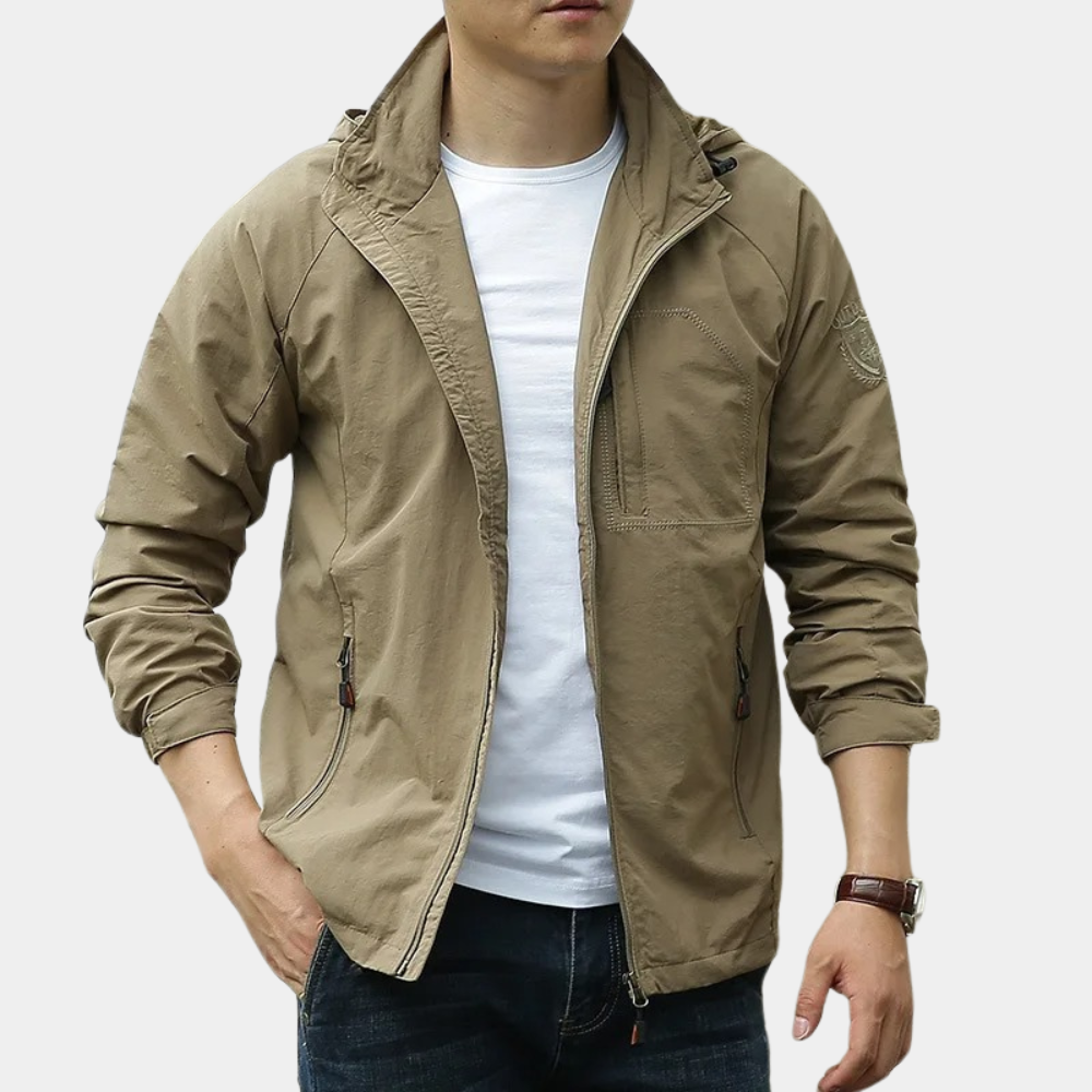 Men's Casual Zip-Up Jacket