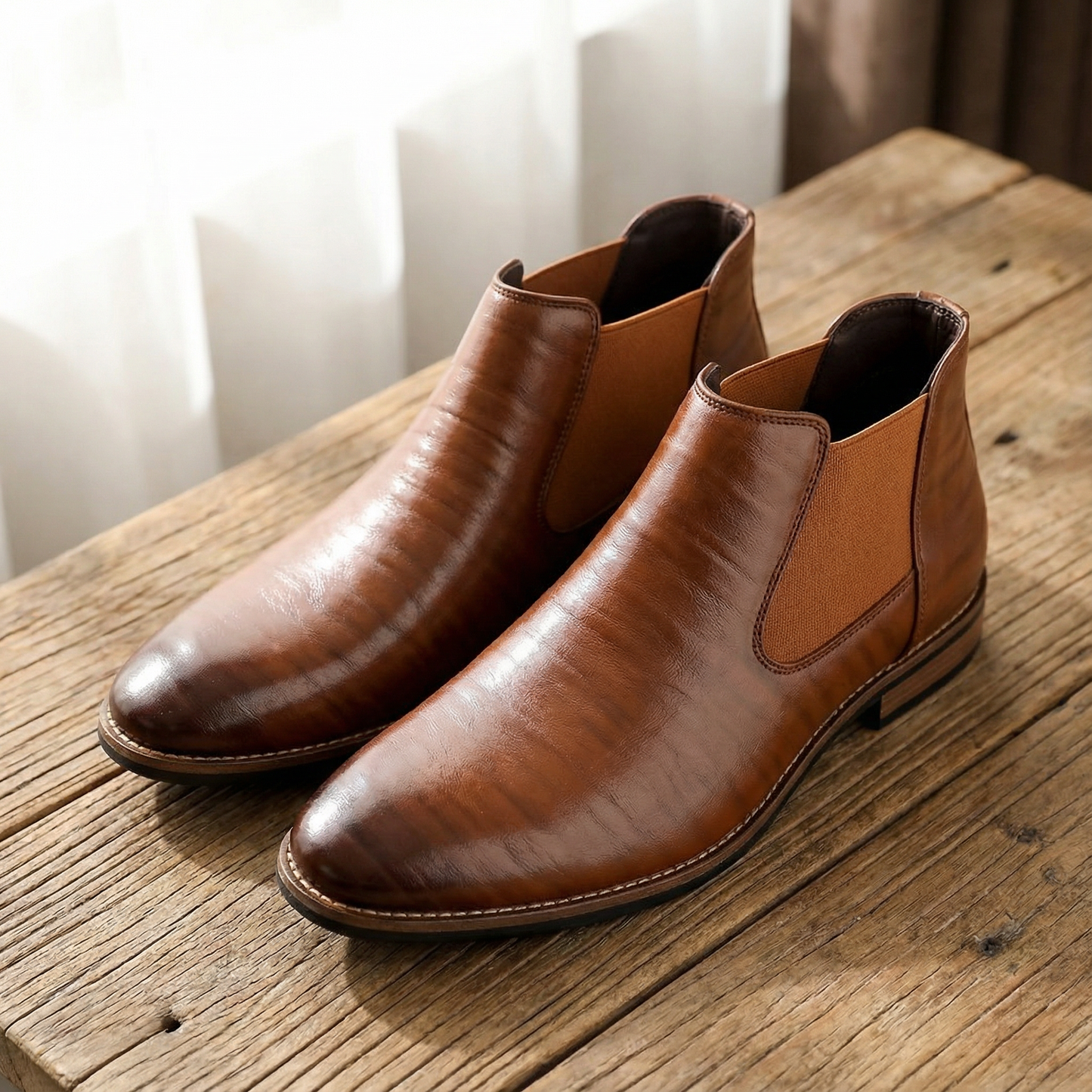 Men's Classic Leather Chelsea Boots