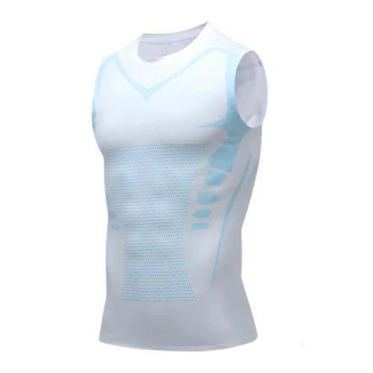 Men's Compression Shapewear Tank Top – Chest and Stomach Slimming Undershirt, Invisible Under Clothes