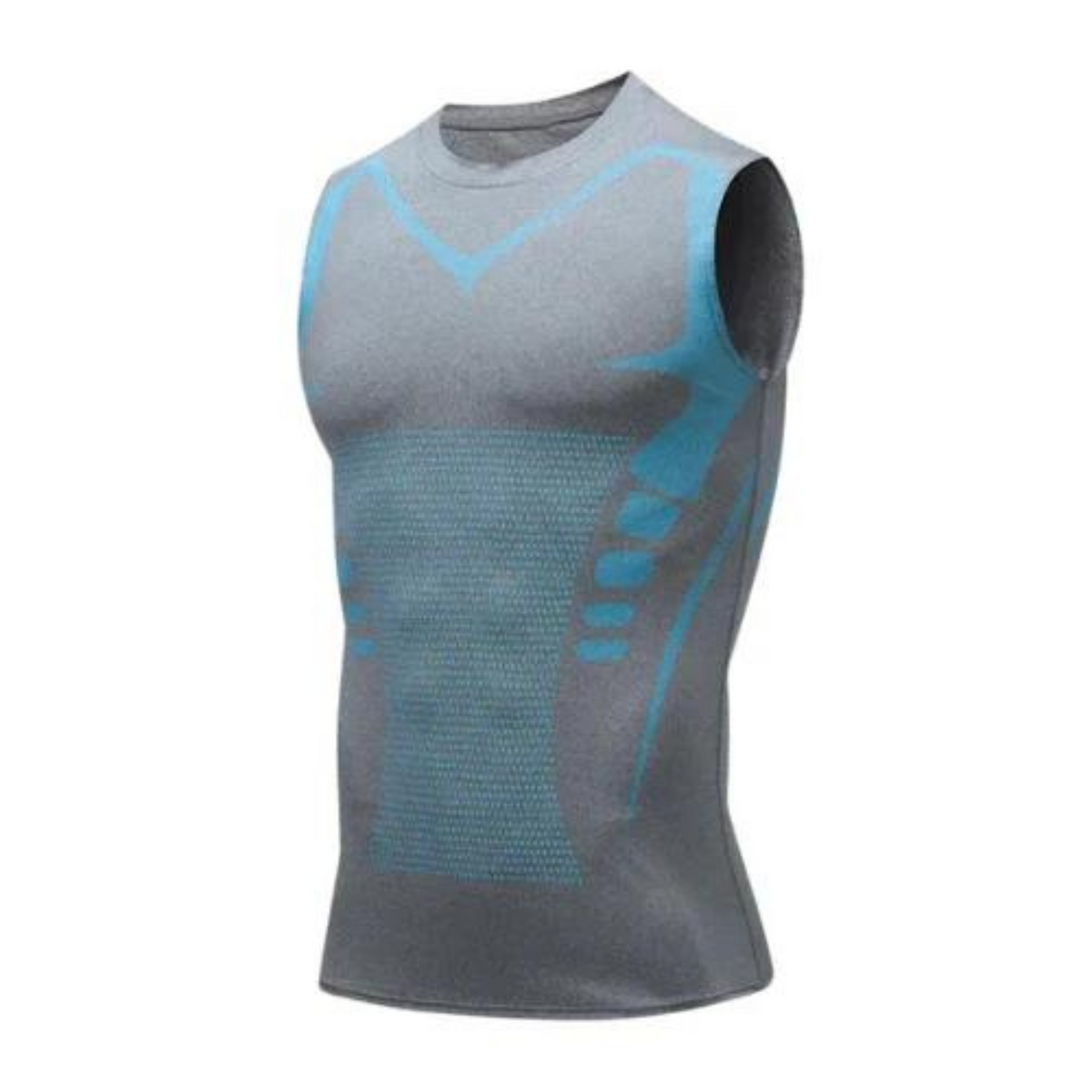 Men's Compression Shapewear Tank Top – Chest and Stomach Slimming Undershirt, Invisible Under Clothes