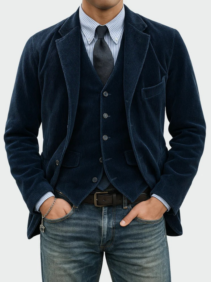 Men's Corduroy Blazer Jacket