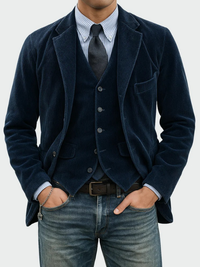 Men's Corduroy Blazer Jacket