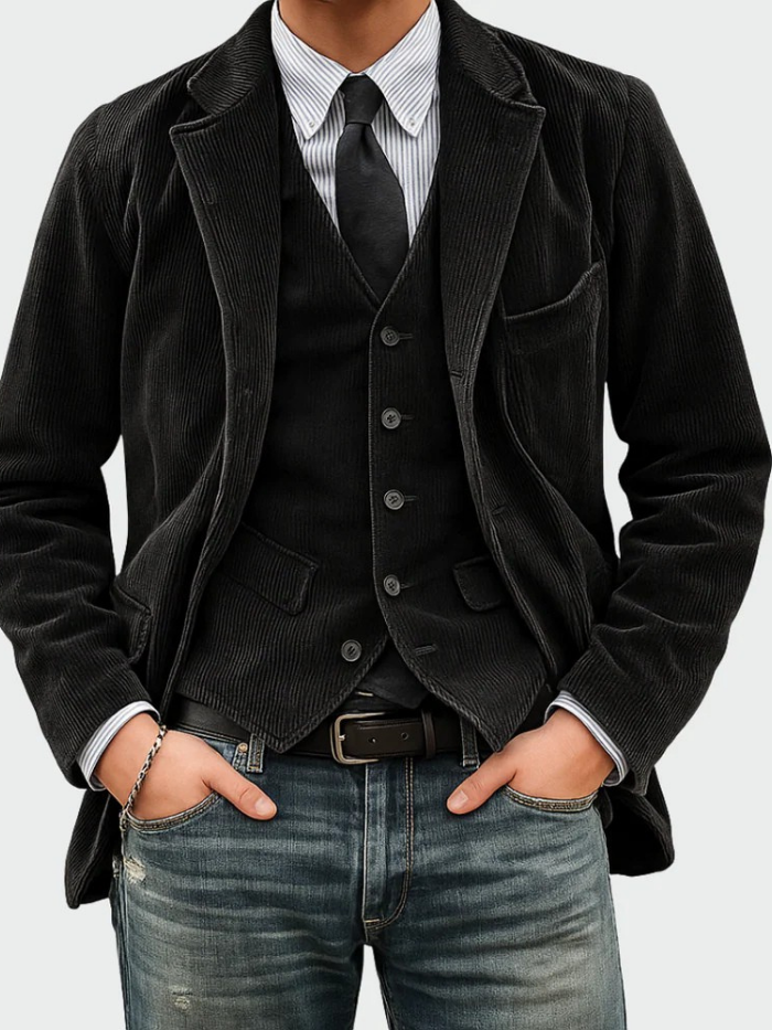 Men's Corduroy Blazer Jacket