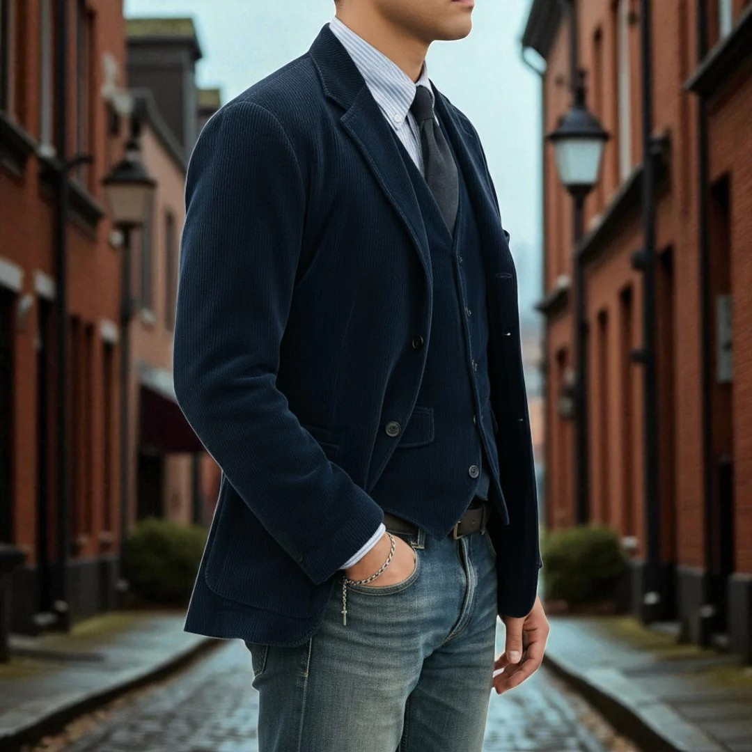Men's Corduroy Blazer Jacket
