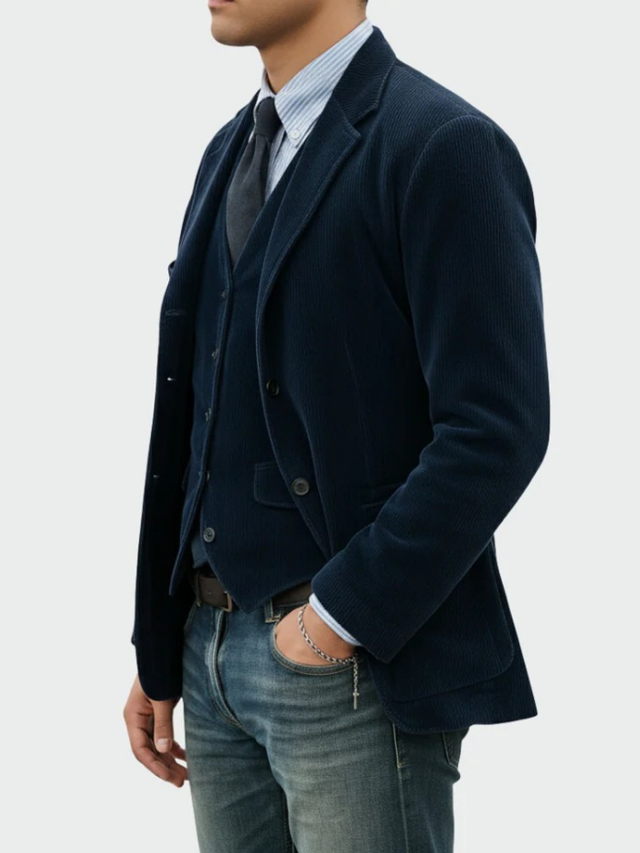 Men's Corduroy Blazer Jacket