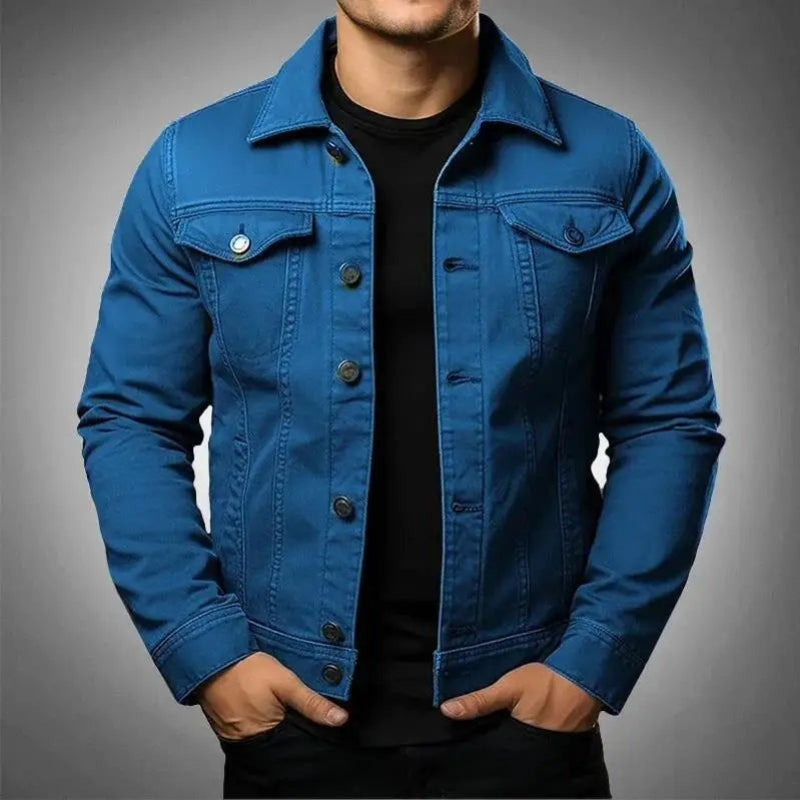 Men's Denim Jacket - Rugged and Timeless Streetwear Jacket