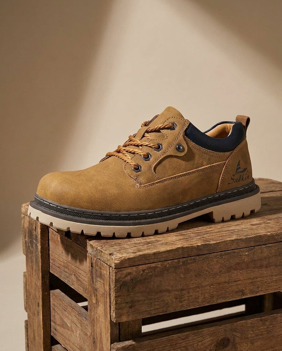 Men's Durable Leather Work Boots
