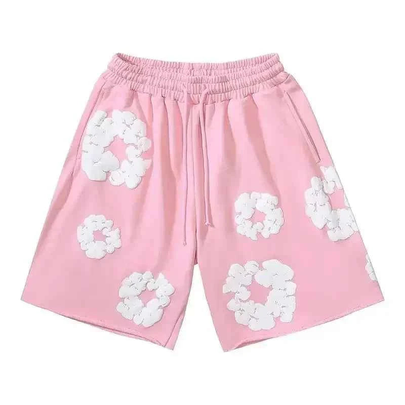 Men's Floral Print Summer Shorts – Bold Streetwear Style