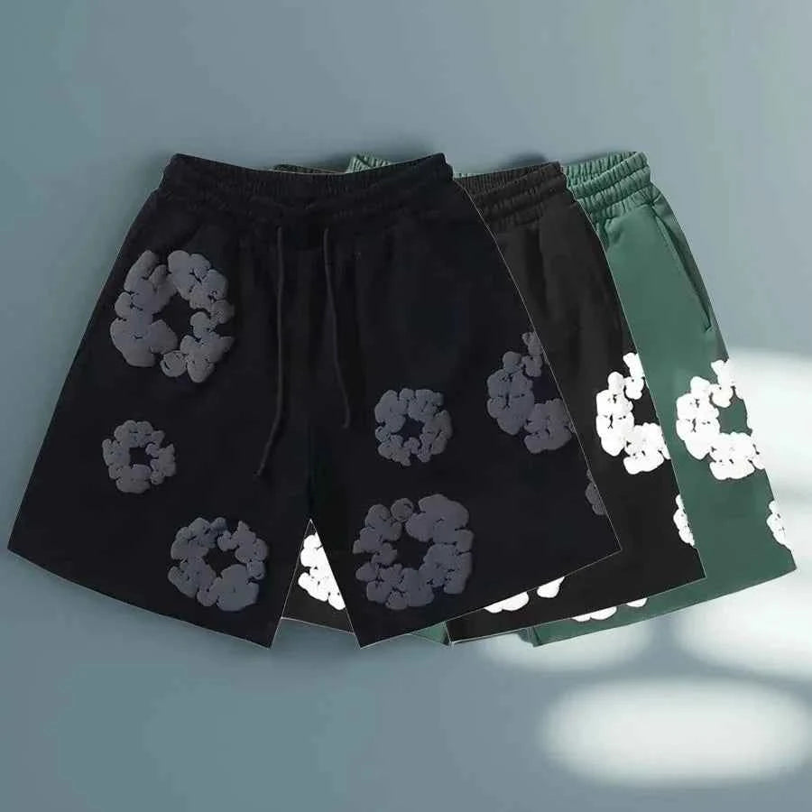 Men's Floral Print Summer Shorts – Bold Streetwear Style
