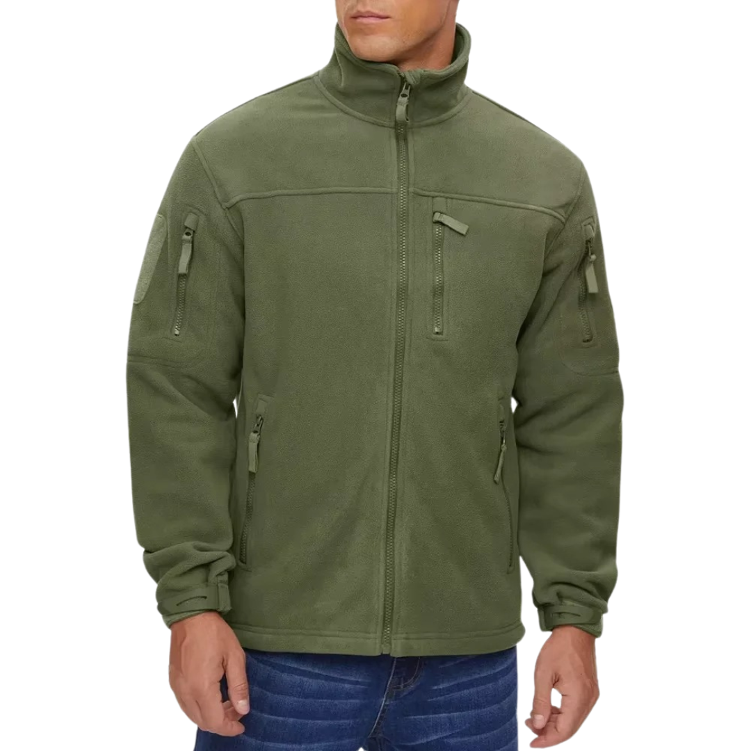 Men's Full-Zip Fleece Jacket – Warm & Comfortable