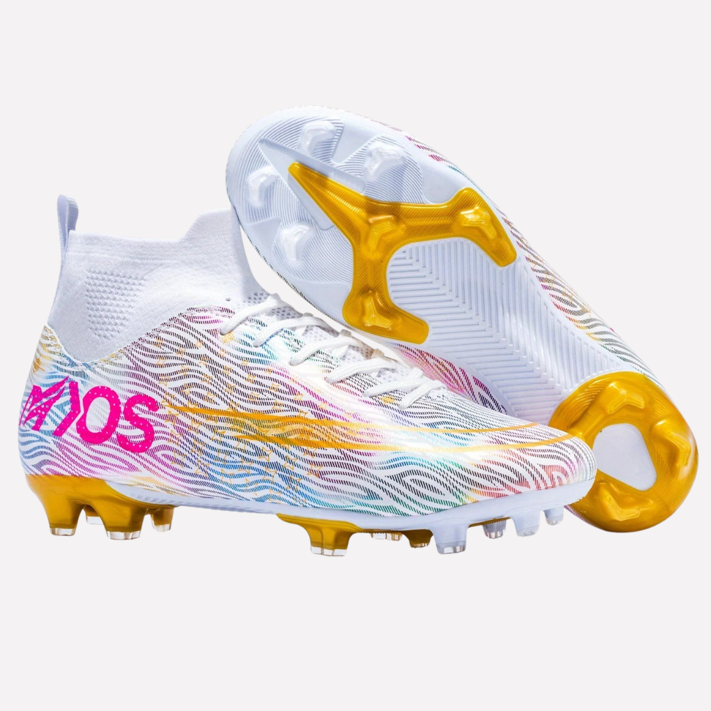 Men's High-Top Soccer Cleats with Grip