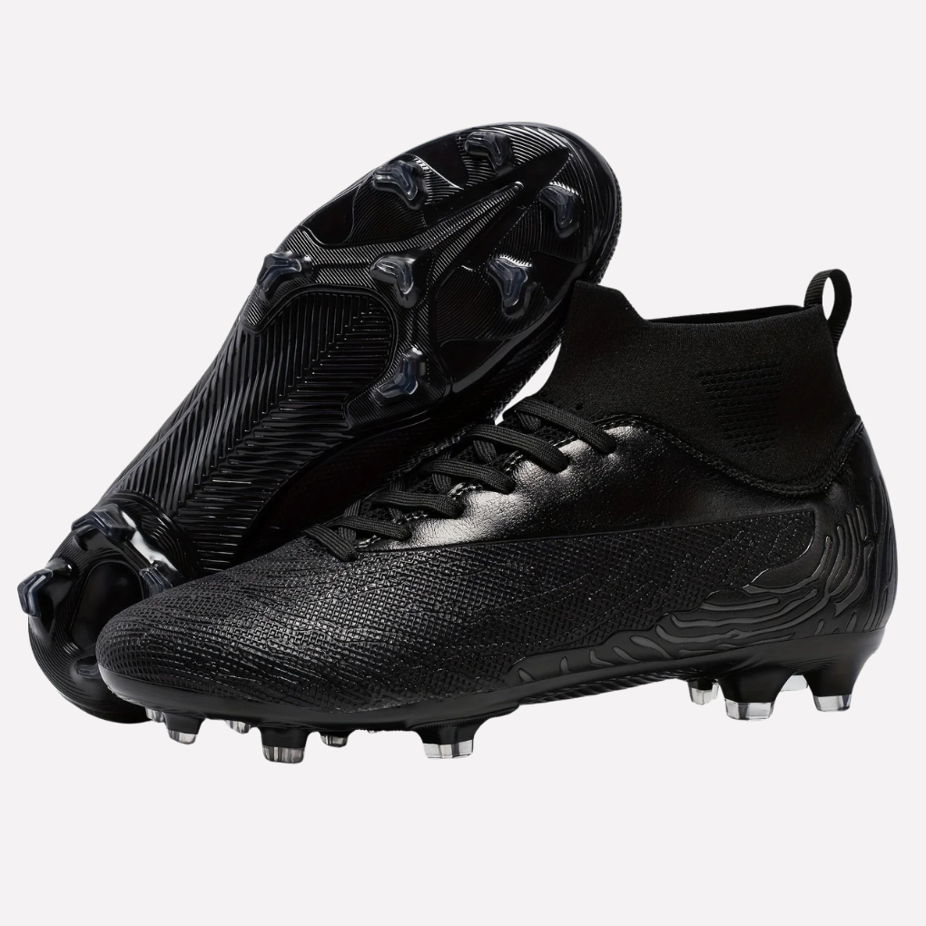 Men's High-Top Soccer Cleats with Grip
