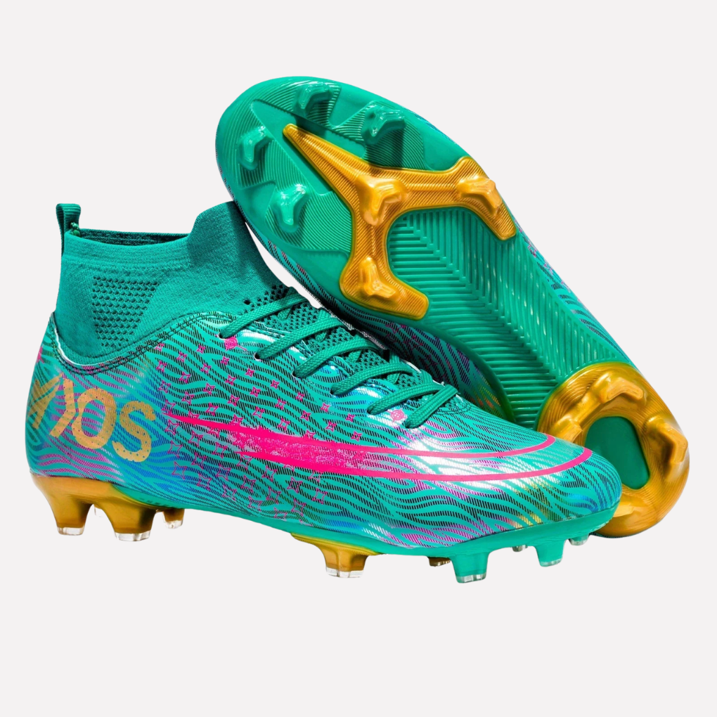 Men's High-Top Soccer Cleats with Grip