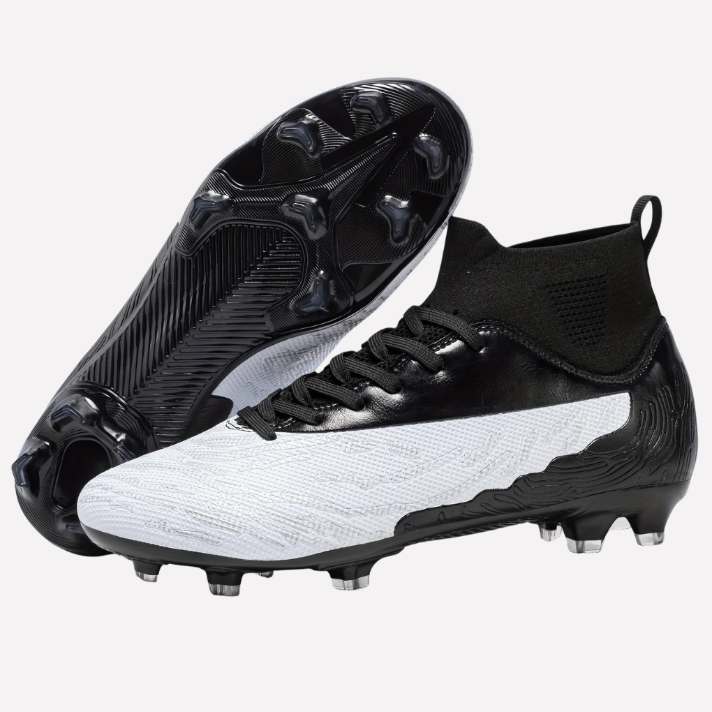 Men's High-Top Soccer Cleats with Grip