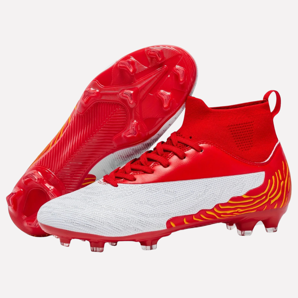 Men's High-Top Soccer Cleats with Grip