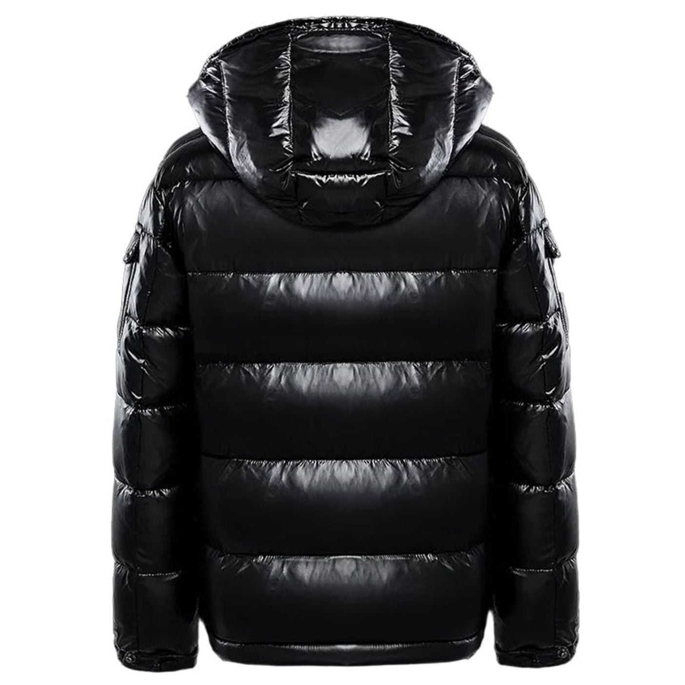 Men's Hooded Quilted Puffer Winter Jacket with Full Zip