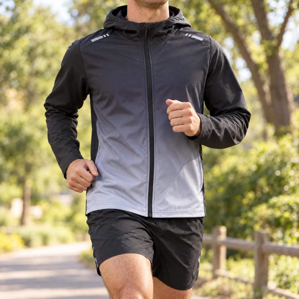 Men's Hooded Running Jacket